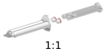 25 ml B Type Cartridge-mix-ratios